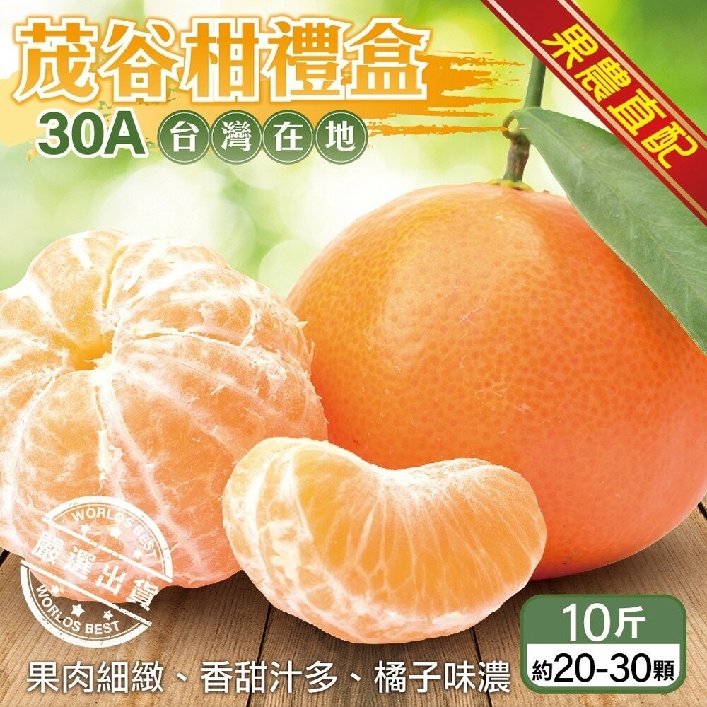 台灣茂谷柑禮盒 0運費【果農直配】柑橘 台灣柑 台灣橘子 椪柑 水果禮盒 年節禮盒-規格圖8