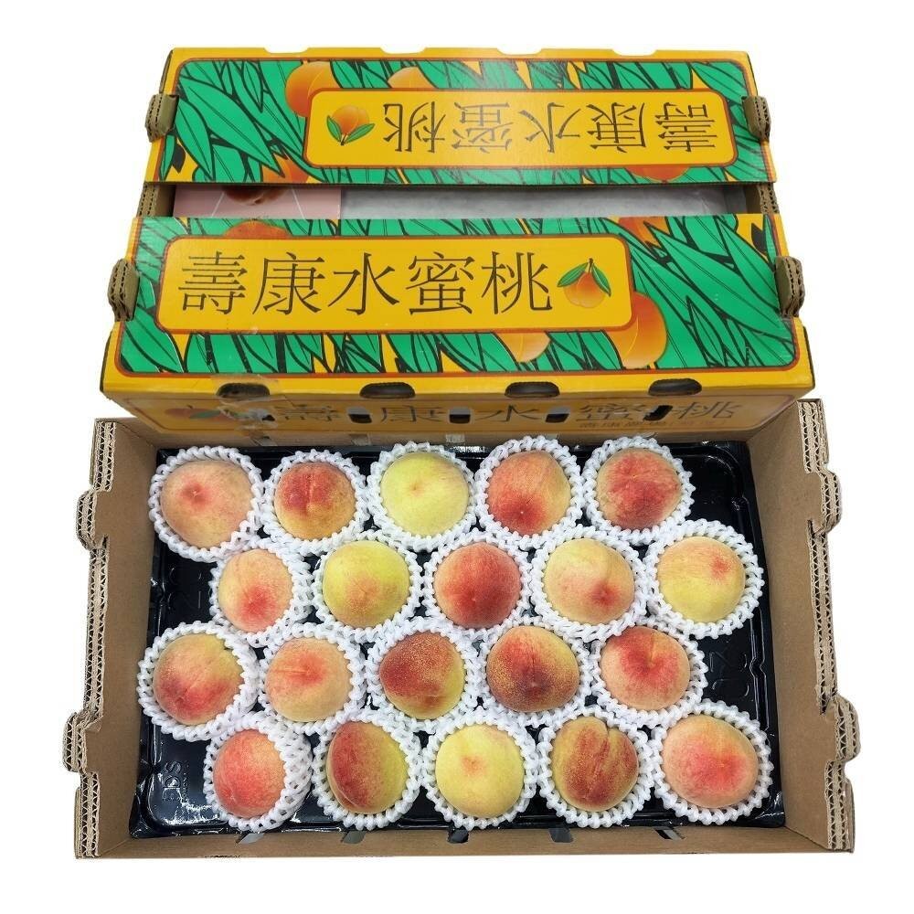 美國壽康水蜜桃 0運費【果之蔬】美國水蜜桃 進口水蜜桃 水蜜桃禮盒 原裝水蜜桃 壽康桃 壽康水蜜桃-細節圖2