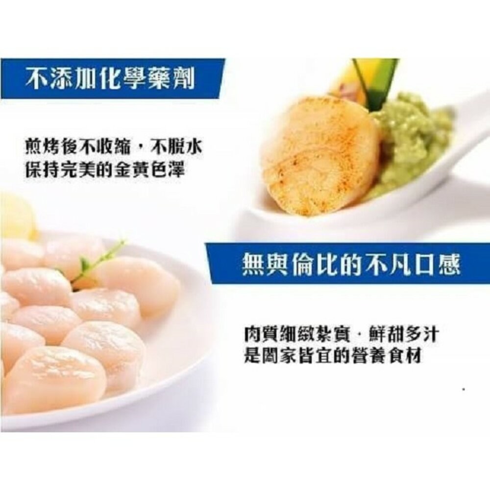 組合大干貝【海陸管家】滿額免運 扇貝肉 扇貝柱 干貝肉 貝肉-細節圖2