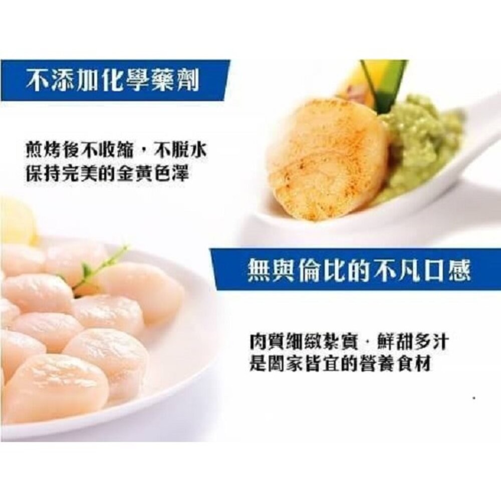 組合大干貝【天天鮮配】滿額免運 扇貝肉 扇貝柱 干貝肉 貝肉-細節圖2