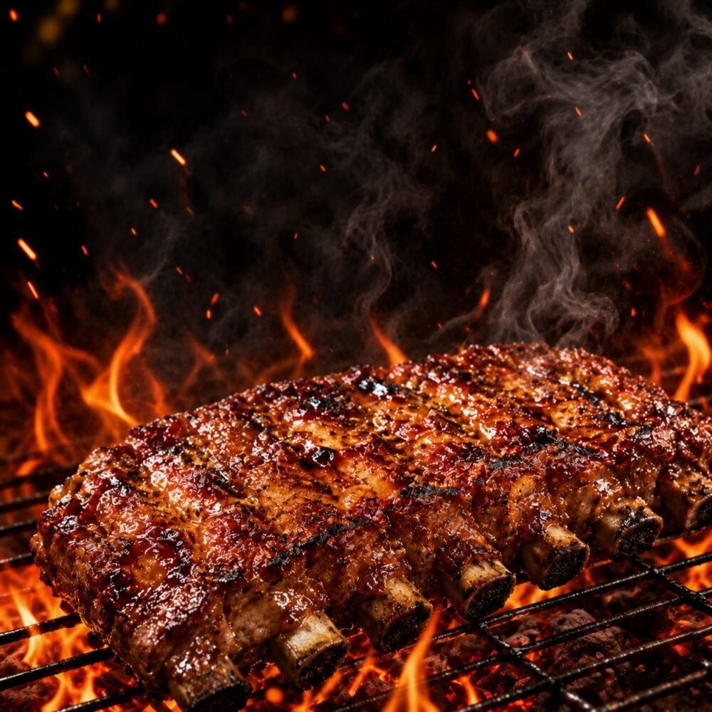 BBQ和風炭烤豬肋排(每包3-4支/300g±10%)【天天鮮配】滿額免運-細節圖2
