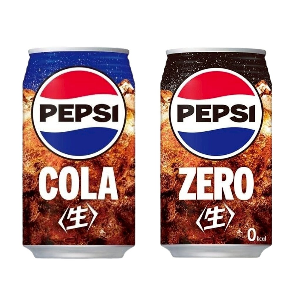 日本Pepsi 百事生可樂/生可樂ZERO (每罐340ml) 可樂 生可樂 汽水 百事可樂-細節圖2