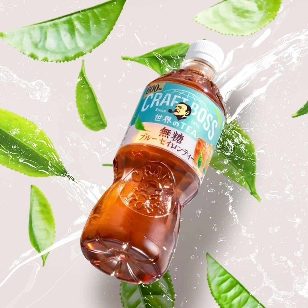 日本SUNTORY 三得利 CRAFT BOSS 錫蘭無糖紅茶 600ml/瓶 無糖茶 錫蘭紅茶-細節圖4
