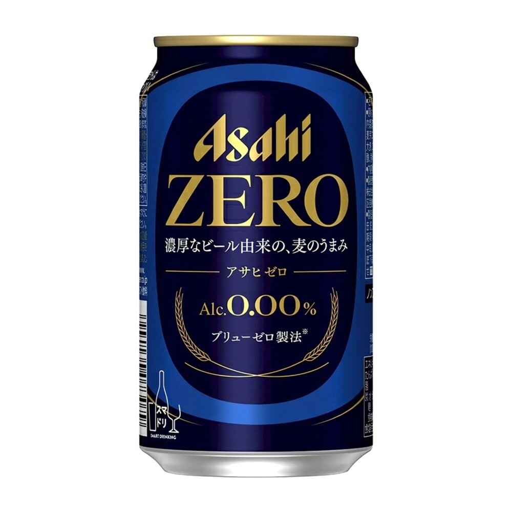 日本Asahi 朝日Zero衝擊無酒精啤酒風味飲(每罐350ml) 無酒精飲料 啤酒飲 氣泡飲-細節圖2