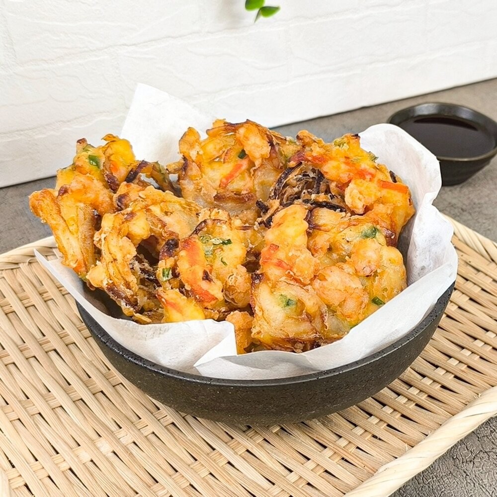 特大酥炸野菜蝦仁天婦羅(每包6入/240g±10%)【海陸管家】炸蝦 酥炸蝦 海老-細節圖2