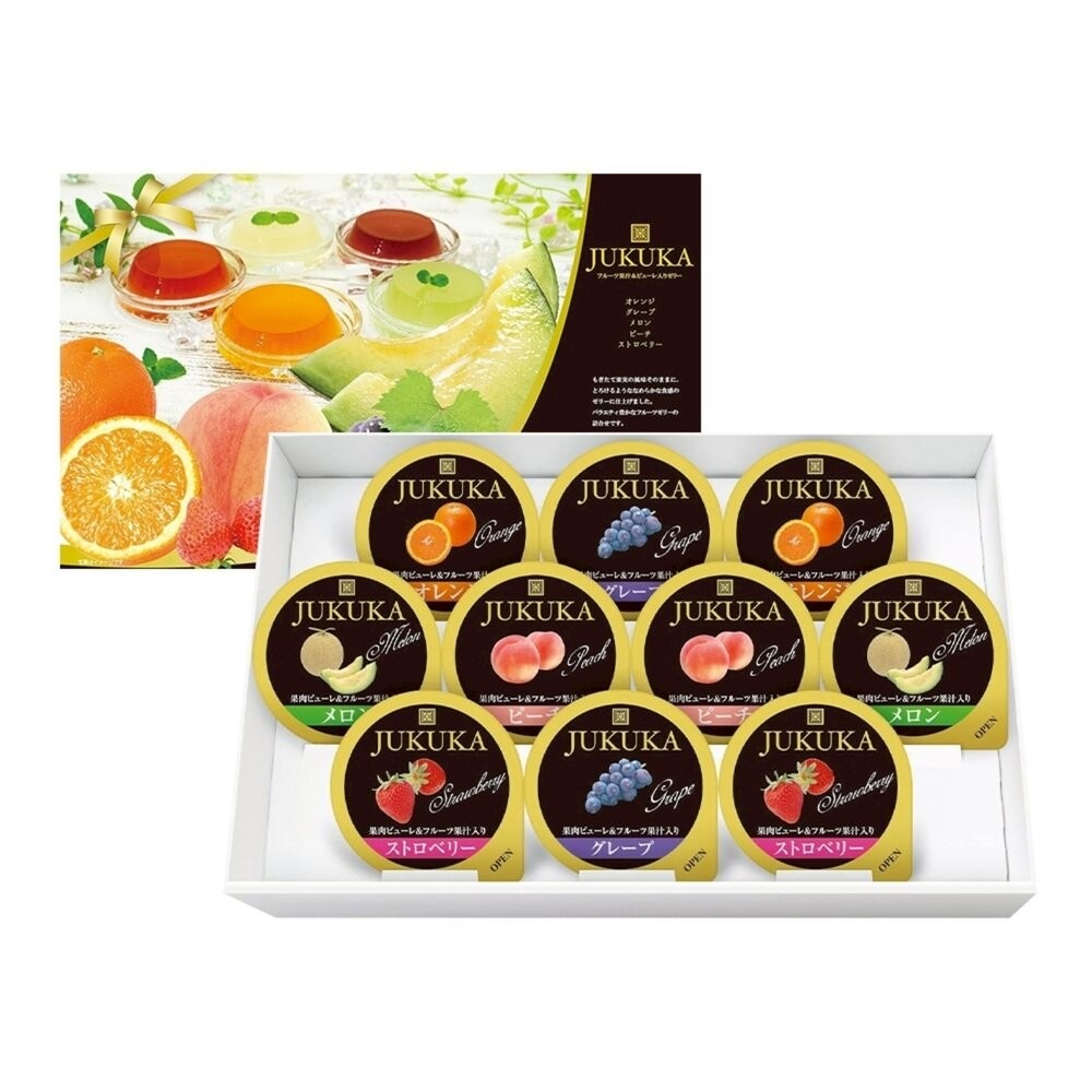 日本金澤兼六綜合水果果凍禮盒8入/10入 0運費 新年禮盒 伴手禮-細節圖2