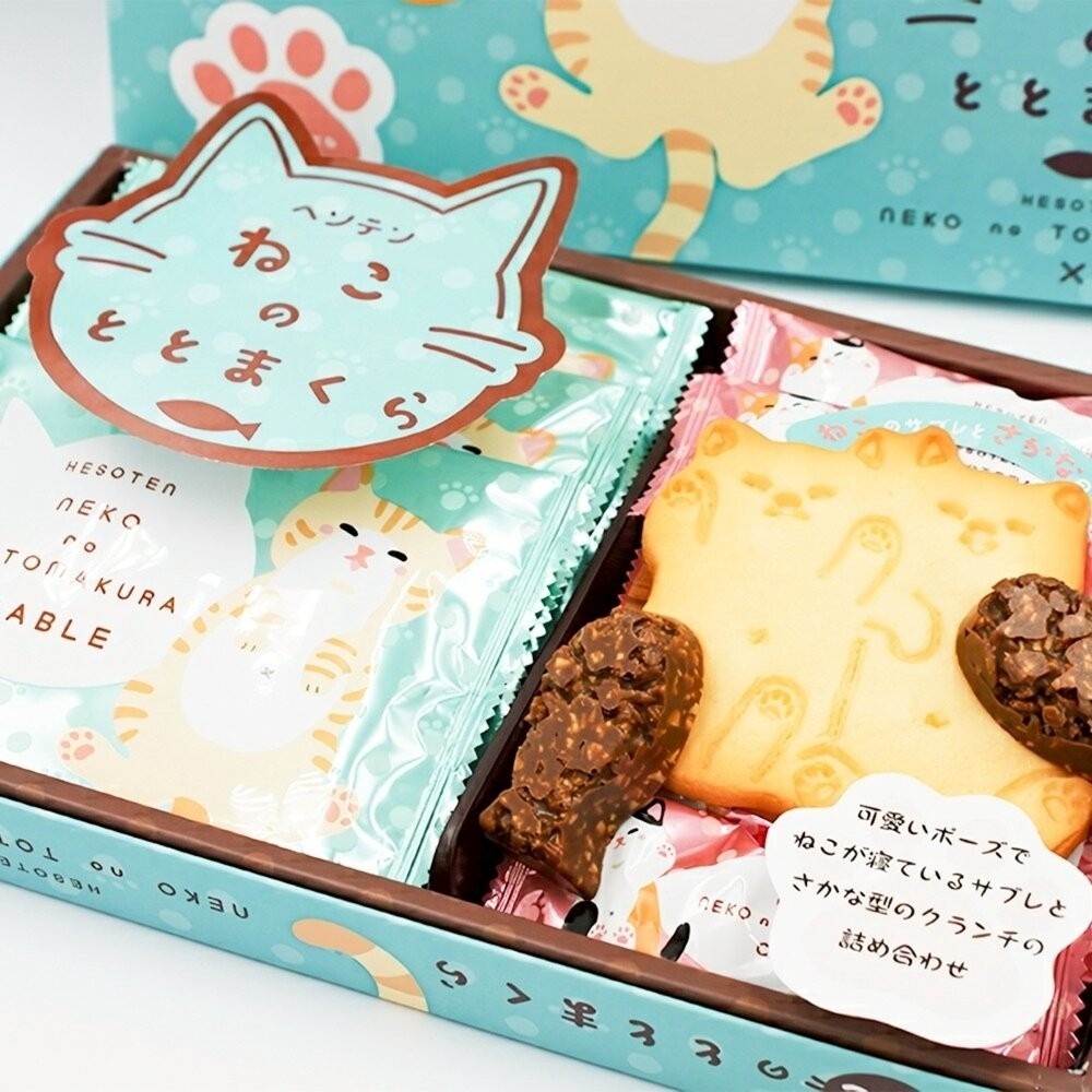 日本若尾枕頭萌貓餅乾禮盒 0運費 新年禮盒 伴手禮-細節圖5