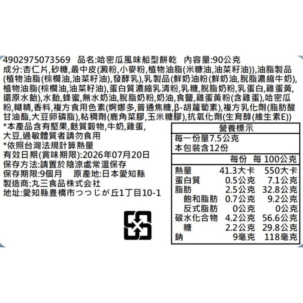 日本夕張哈密瓜風味船型禮盒 0運費 新年禮盒 伴手禮-細節圖5