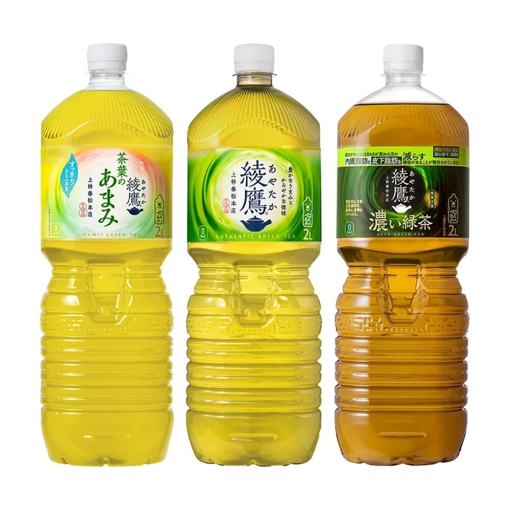 日本Coca-Cola 綾鷹綠茶/清爽綠茶/濃厚綠茶 大罐2L 綾鷹綠茶 無糖綠茶 無糖茶-細節圖2