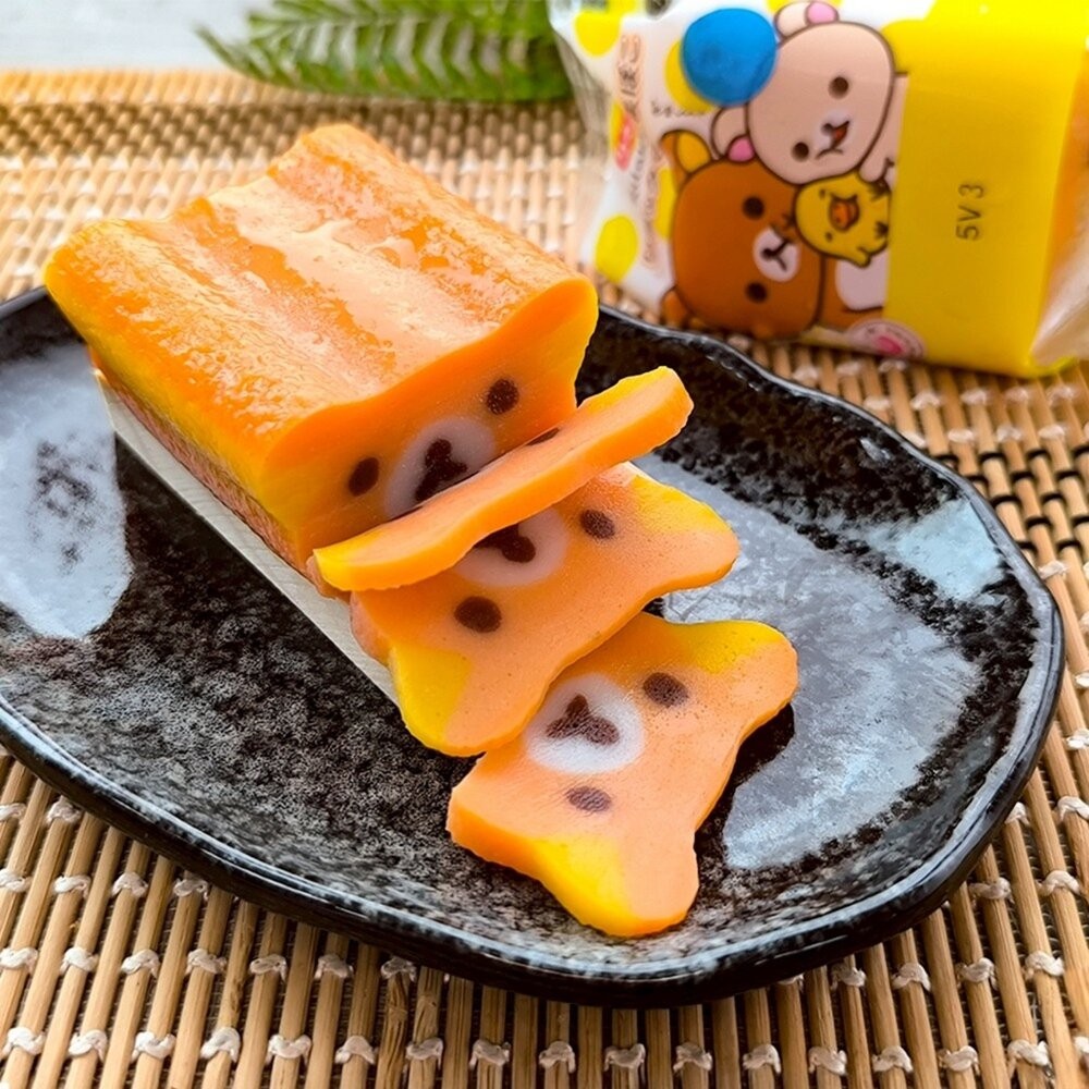 家內天使拉拉熊造型魚板(每包65g±10%) 日本原裝進口【天天鮮配】滿額免運 拉拉熊魚板 懶懶熊魚板 火鍋料-細節圖2