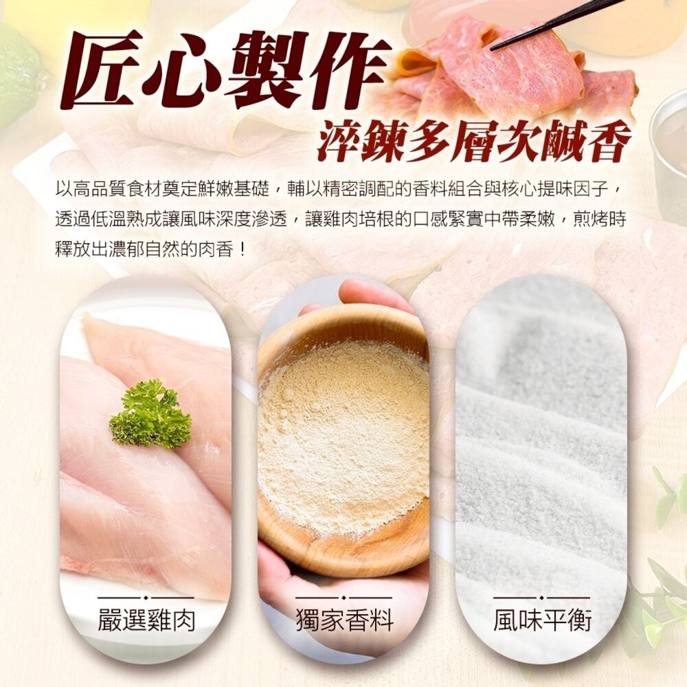正點雞肉培根(每片600g±10%)【海陸管家】滿額免運-細節圖3