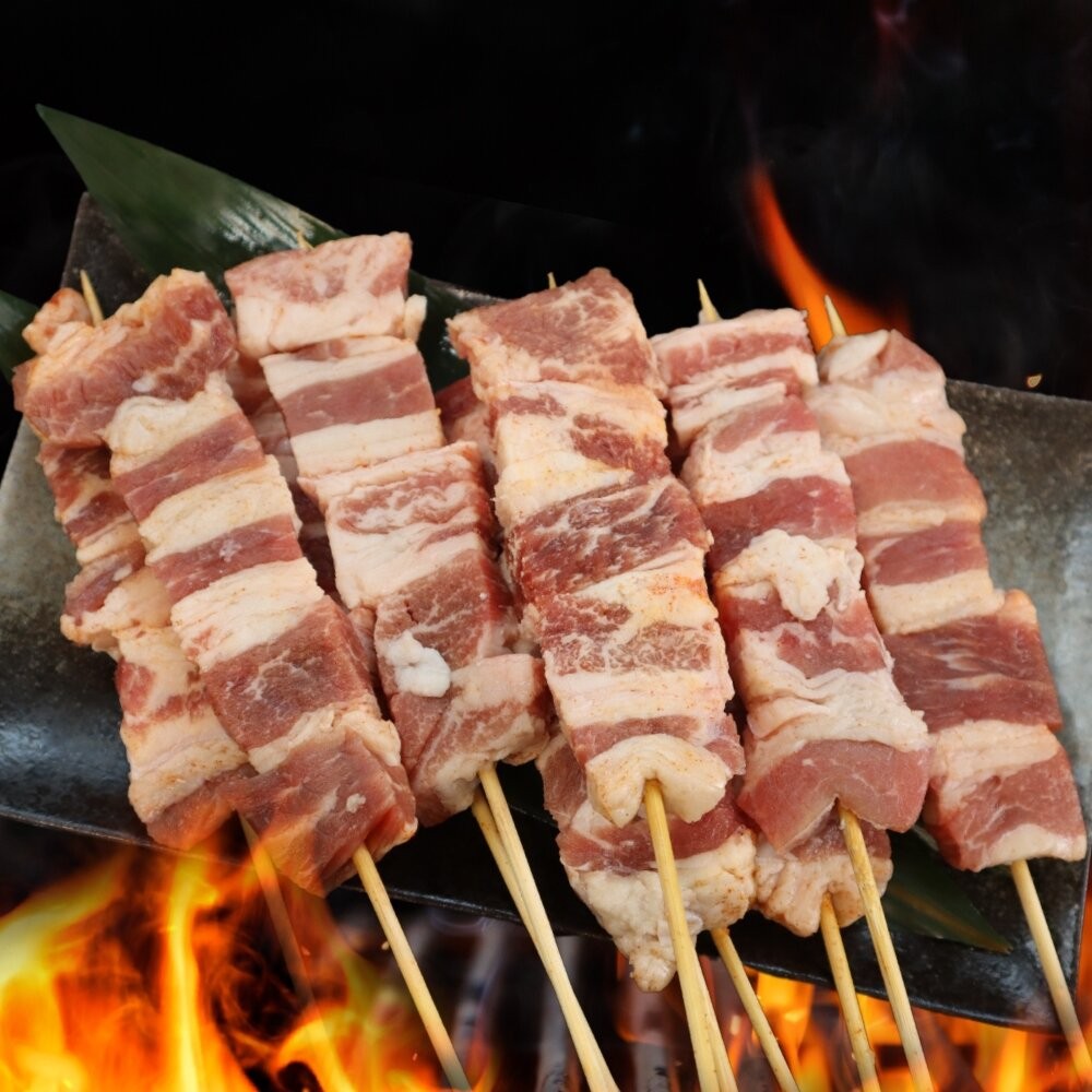 美國牛五花肉串(每包5串/約165g)【鮮肉王國】滿額免運 燒烤 烤肉串 牛肉串 BBQ 串烤 肉串 牛五花-細節圖2