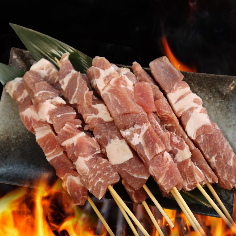加拿大梅花豬肉串(每包5串/約175g)【鮮肉王國】滿額免運 燒烤 烤肉串 豬肉串 BBQ 串烤 肉串 豬梅花-細節圖2