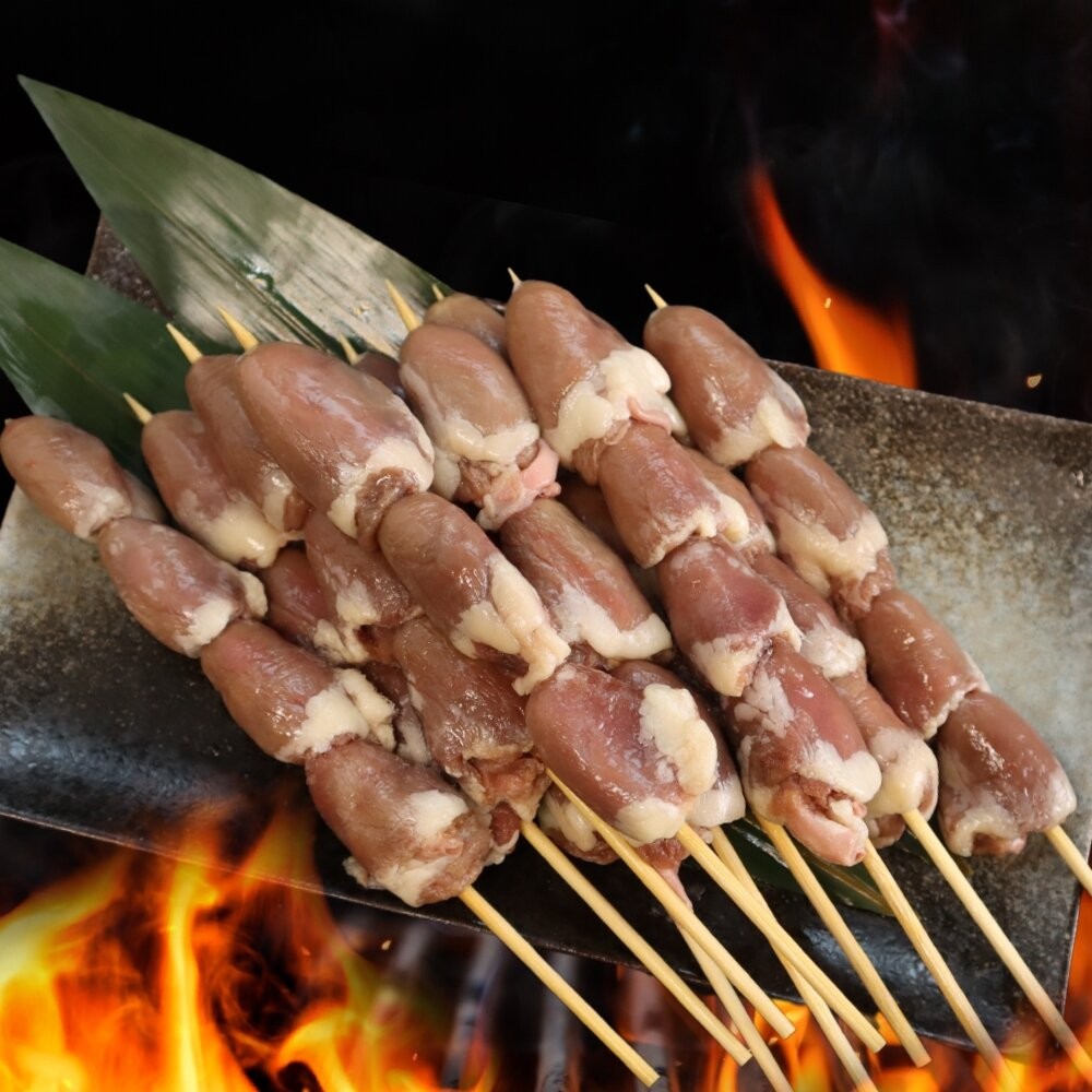台灣雞心串(每包5串/約160g)【鮮肉王國】滿額免運 燒烤 烤肉串 雞肉串 BBQ 串烤 肉串 雞心-細節圖2