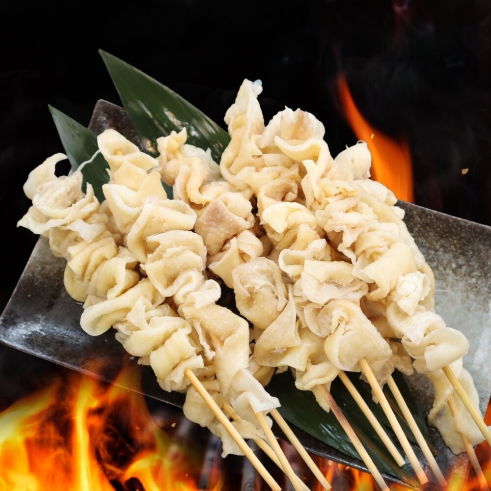 台灣雞皮串(每包5串/約160g)【鮮肉王國】滿額免運 燒烤 烤肉串 雞肉串 BBQ 串烤 肉串 雞皮-細節圖2