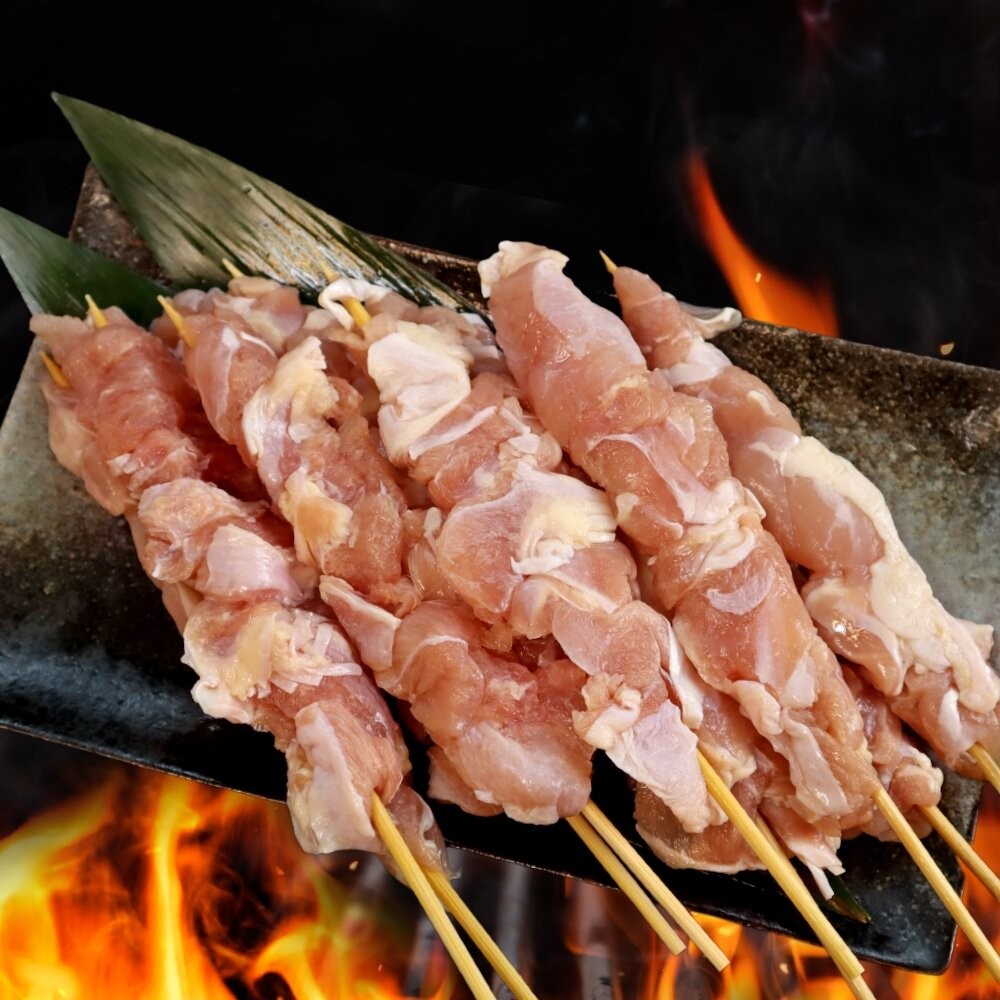 美國生鮮雞腿肉串(每包5串/約165g)【天天鮮配】滿額免運 燒烤 烤肉串 雞肉串 BBQ 串烤 肉串 雞腿肉 雞腿串-細節圖2