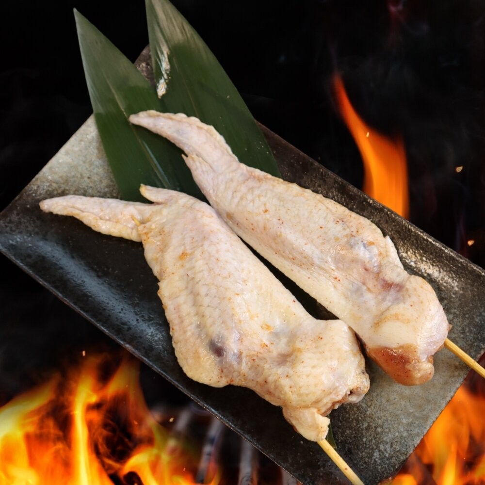 台灣三節雞翅串(每包5串/約470g)【鮮肉王國】滿額免運 燒烤 烤肉串 雞肉串 BBQ 串烤 肉串 雞翅 三節翅-細節圖2