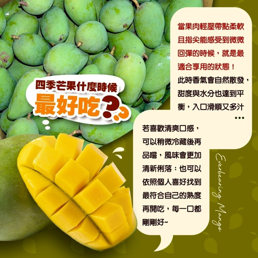 嚴選四季芒果10斤±10%含箱 0運費【果之蔬】-細節圖5