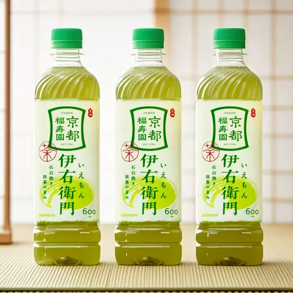日本Suntory 伊右衛門 紅茶/綠茶/濃厚綠茶/炒茶/玄米茶/茉莉花茶/柚子茶/新茶(每瓶600ml) 無糖茶 煎茶-細節圖4
