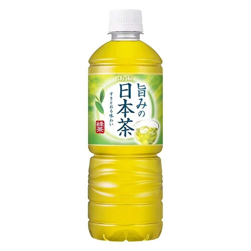日本Asahi 無糖日本茶 600ml 隨身瓶 無糖綠茶 無糖茶-細節圖2