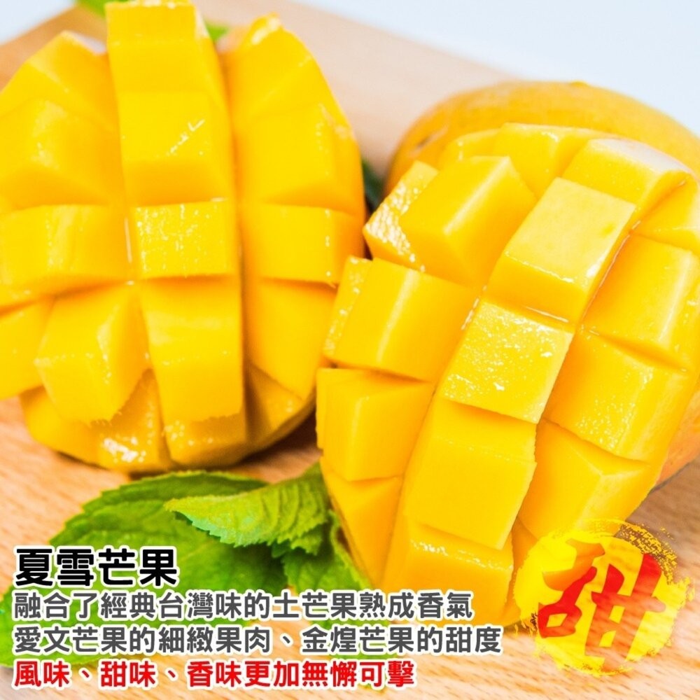 外銷等級台灣夏雪芒果10斤±10%含箱 0運費【果農直配】-細節圖4