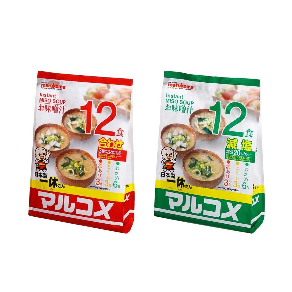 日本料亭之味 一休 元氣即食味噌湯 綜合12包入 原味/減鹽-細節圖2