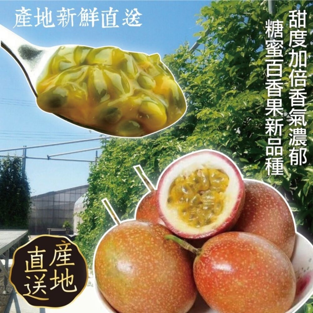 嚴選糖蜜百香果原箱10斤±10%含箱 0運費【果之蔬】-細節圖2