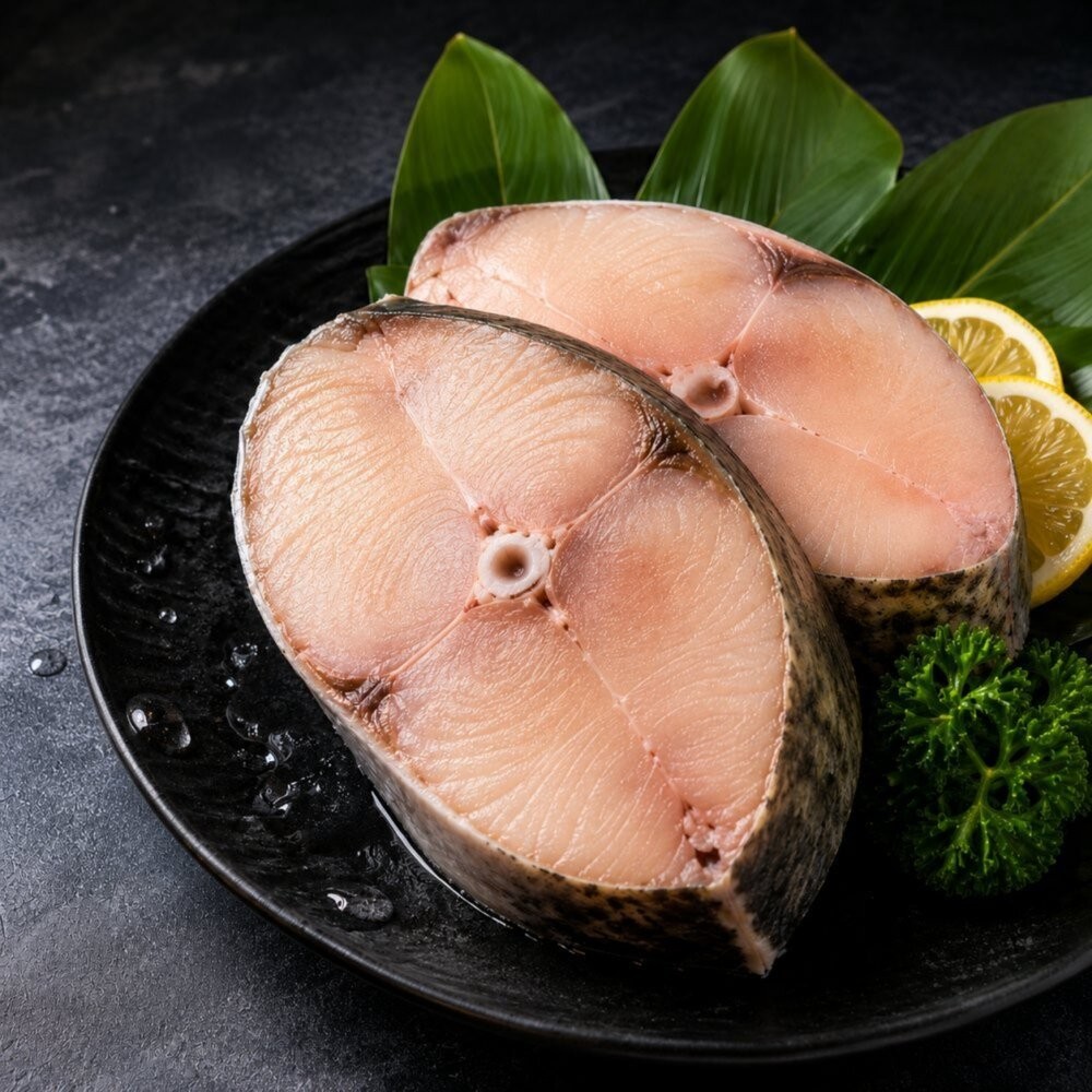 鮮凍XL土魠魚切片(每片300g±10%)【天天鮮配】滿額免運 厚切魚排/營養美味/家庭料理必備-細節圖2
