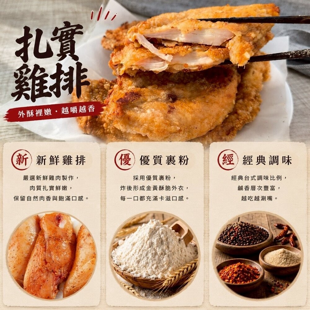2XL超大裹粉香雞排(每片300g±10%)【天天鮮配】滿額免運 超厚切 夜市雞排 炸雞排 外酥內嫩-細節圖3