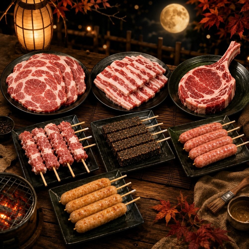 豬事大吉10件組烤肉組 加贈日本烤肉醬 0運費【天天鮮配】BBQ 燒烤 烤肉組 露營 豬排 豬肉片 聚會 烤肉食材 中秋-細節圖2