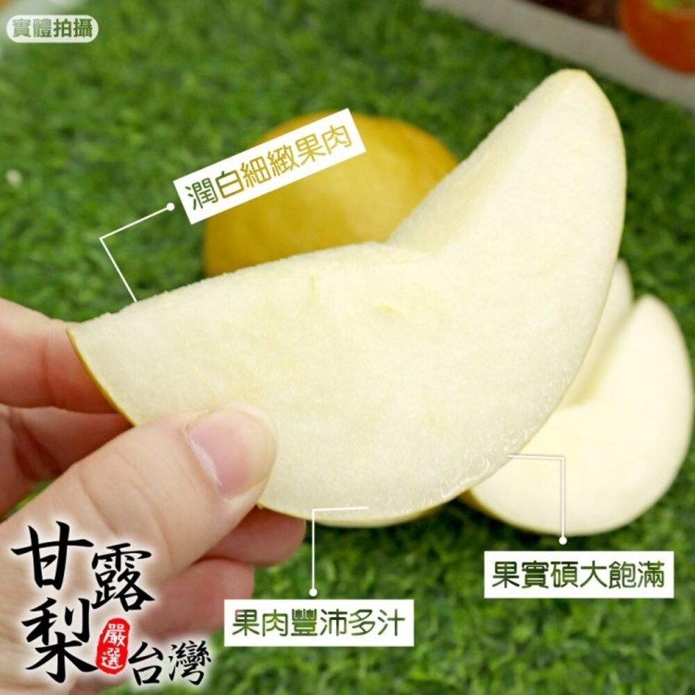 台灣寶島甘露梨 0運費【果之蔬】中秋禮盒 寶島梨 甘露梨 卓蘭梨 高山梨-細節圖3