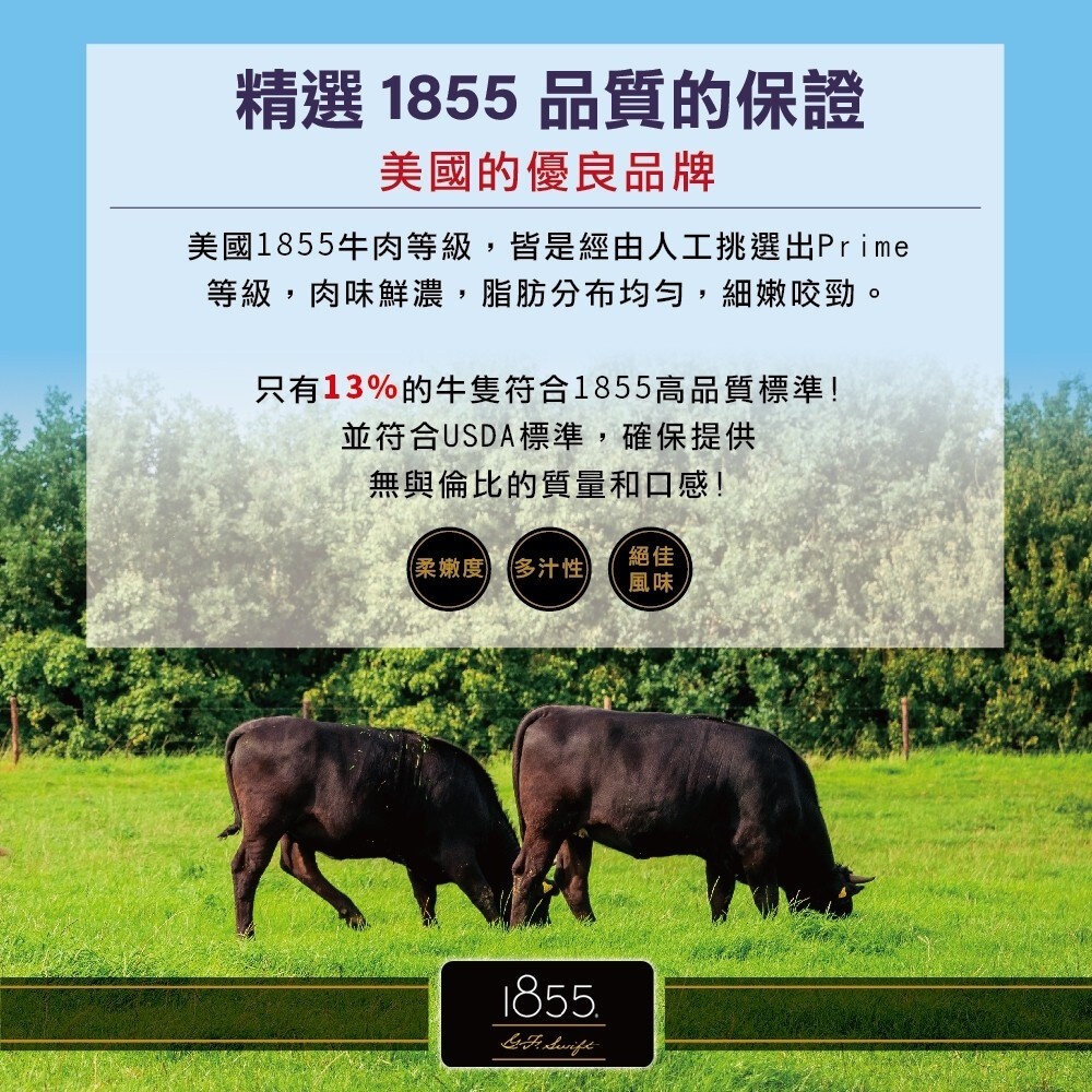 美國頂級1855安格斯黑牛12件組(5-6人份) 0運費【天天鮮配】牛肉片 牛排 中秋烤肉 烤肉組 露營組 露營烤肉-細節圖4