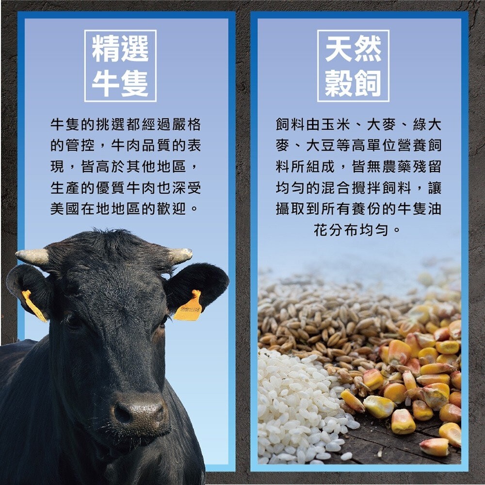 美國頂級1855安格斯黑牛12件組(5-6人份) 0運費【天天鮮配】牛肉片 牛排 中秋烤肉 烤肉組 露營組 露營烤肉-細節圖5