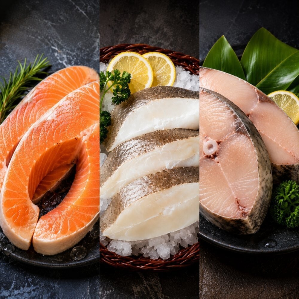 極鮮三魚厚切6片超值組_鮭魚+比目魚+土魠魚【天天鮮配】一次品嚐三大人氣海鮮｜家庭料理必備-細節圖2