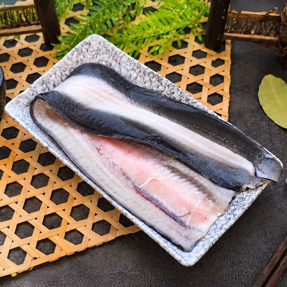 鰻魚大王-鮮凍薄切鰻魚清肉片(每盒200g±5%)【天天鮮配】滿額免運 鮮凍薄切鰻魚片 鮮嫩肥美 無刺好料理 火鍋涮煮-細節圖2