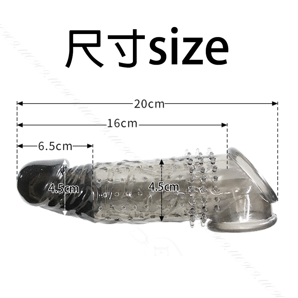 💎現貨💎 男人變身大鳥加強套 加大 加粗 鎖精 老二套 GG 持久 延時 情趣用品 加強套 增長 增粗-細節圖8