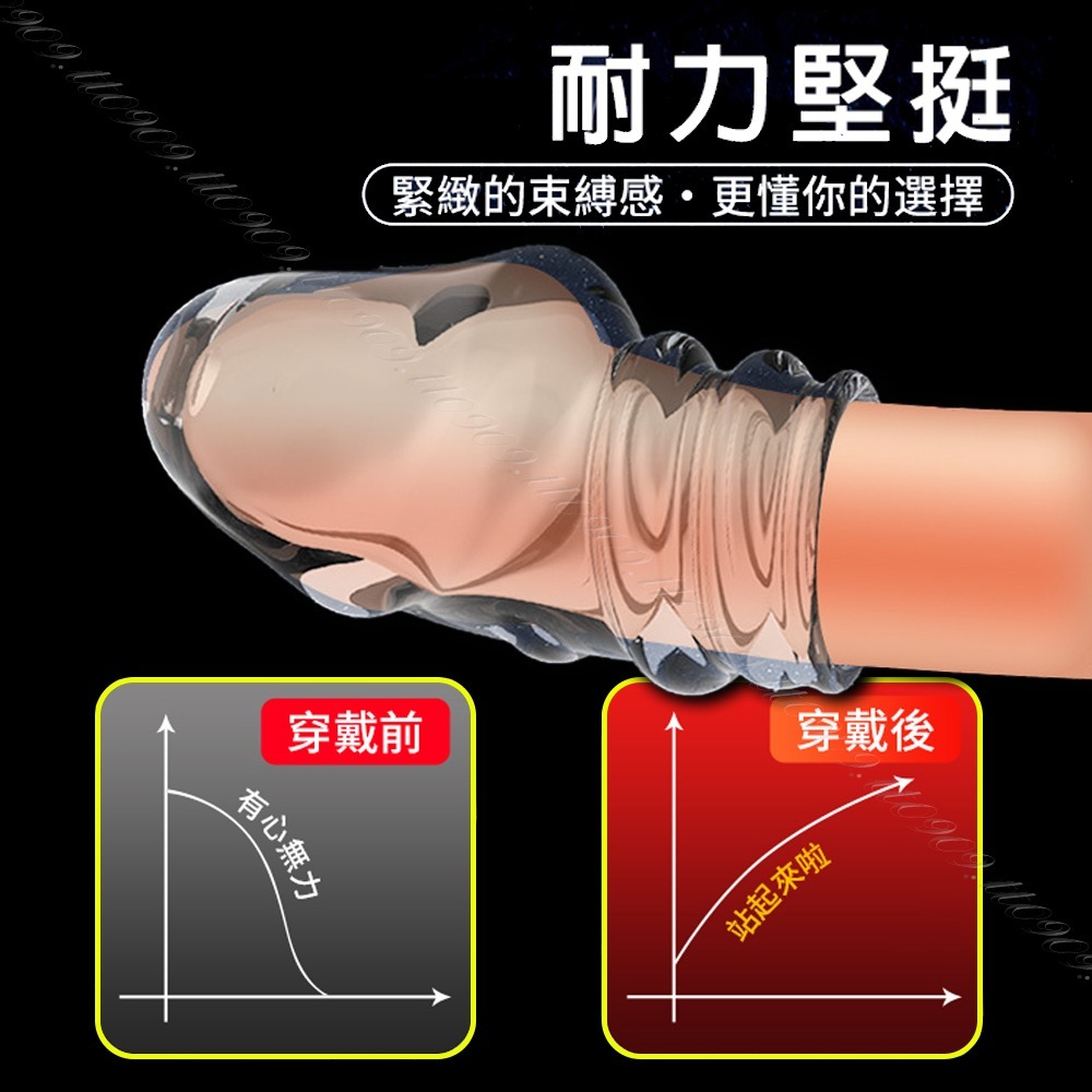 💎現貨💎 TOGOTA頭夠大-龜頭增大套   加大 加粗 鎖精 老二套 GG 持久 延時 加強套 加長 情趣用品-細節圖3