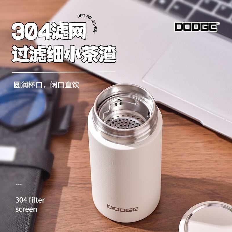 DODGE 道奇mini口袋保溫杯 230ml 316磨砂漆面不鏽鋼咖啡杯輕巧隨行杯口袋杯 環保防漏帶濾網車載咖啡杯-細節圖3