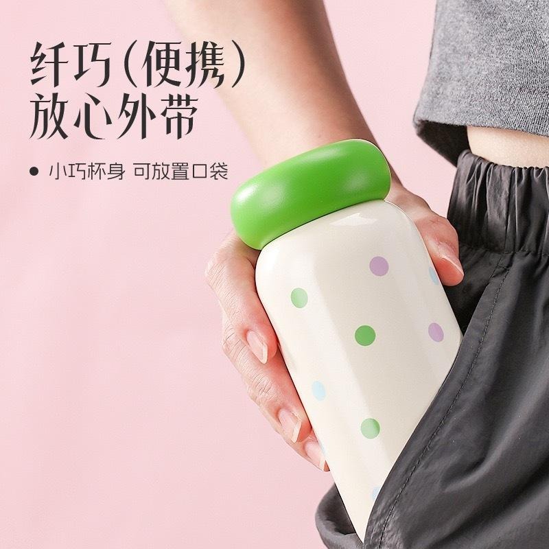 DODGE道奇小糖豆mini保溫杯 316不鏽鋼迷你口袋咖啡杯 230ml不鏽鋼輕巧隨行杯口袋杯 環保防漏車載咖啡杯-細節圖4