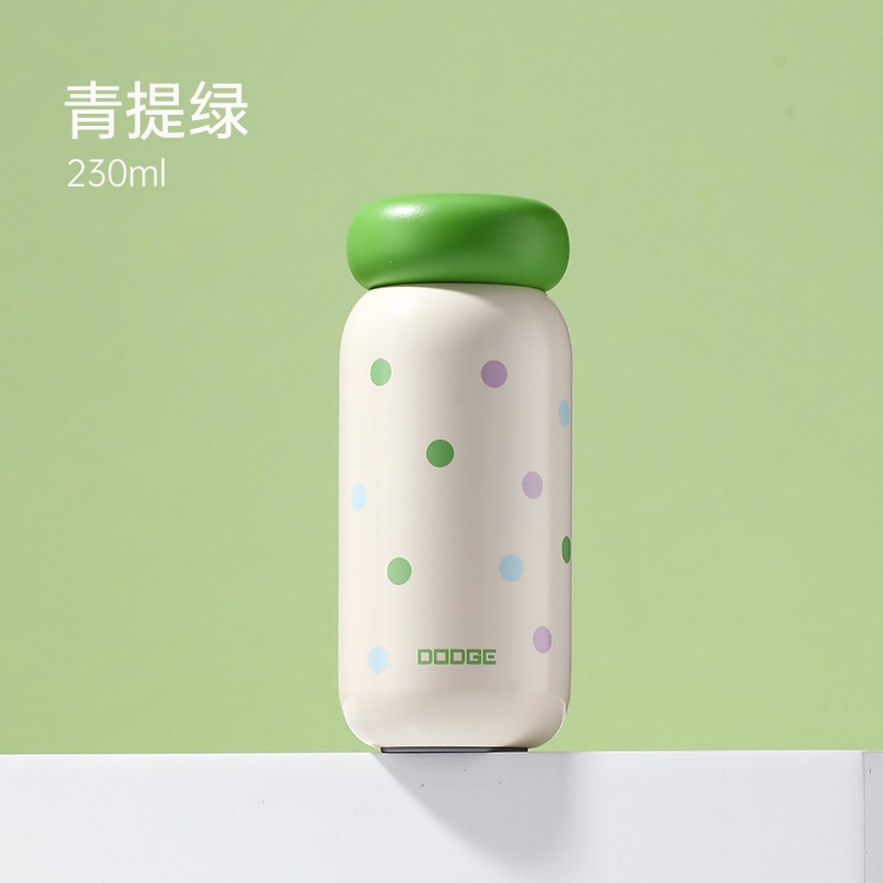DODGE道奇小糖豆mini保溫杯 316不鏽鋼迷你口袋咖啡杯 230ml不鏽鋼輕巧隨行杯口袋杯 環保防漏車載咖啡杯-規格圖10