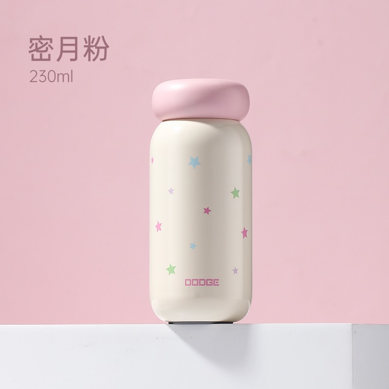 DODGE道奇小糖豆mini保溫杯 316不鏽鋼迷你口袋咖啡杯 230ml不鏽鋼輕巧隨行杯口袋杯 環保防漏車載咖啡杯-規格圖10