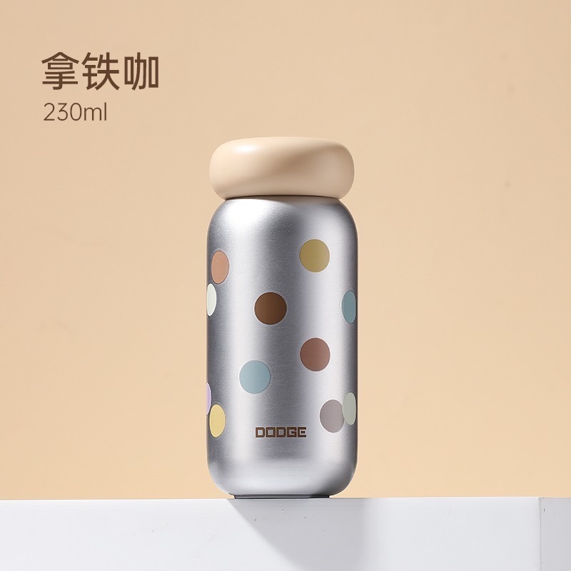 【限時購】 DODGE道奇小糖豆mini保溫杯 316不鏽鋼迷你口袋咖啡杯 230ml不鏽鋼輕巧隨行杯口袋杯 咖啡杯-規格圖11