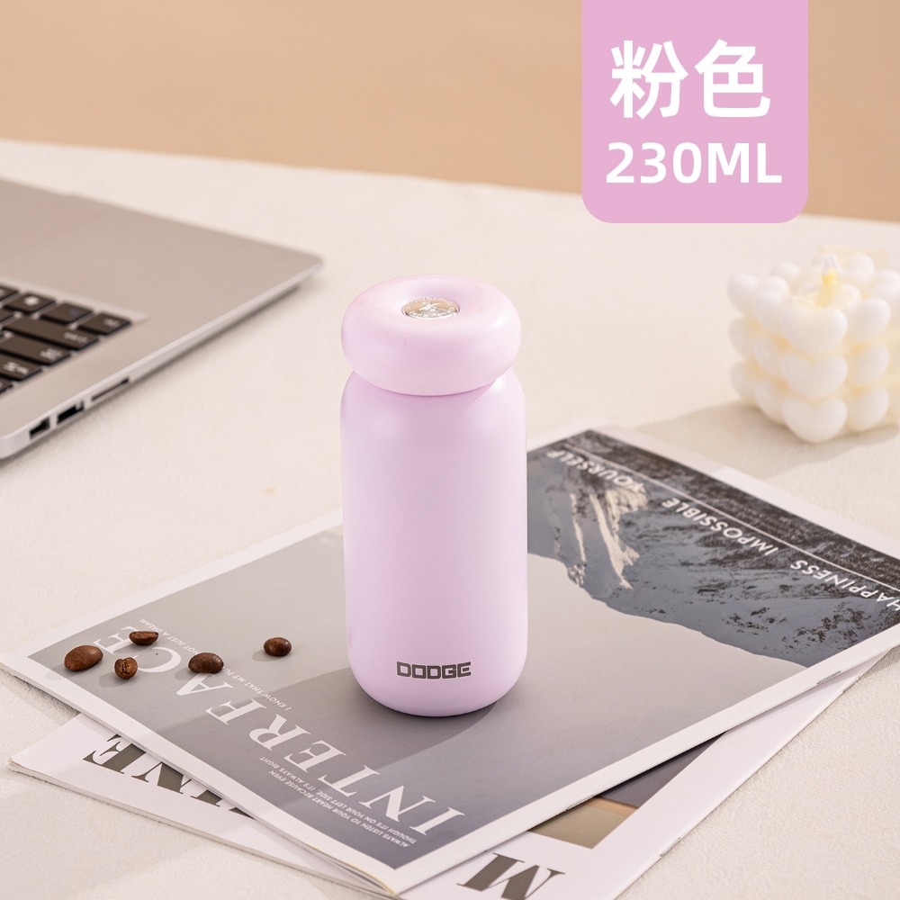 DODGE道奇小糖豆mini保溫杯 316不鏽鋼迷你口袋咖啡杯 230ml不鏽鋼輕巧隨行杯口袋杯 環保防漏車載咖啡杯-規格圖10