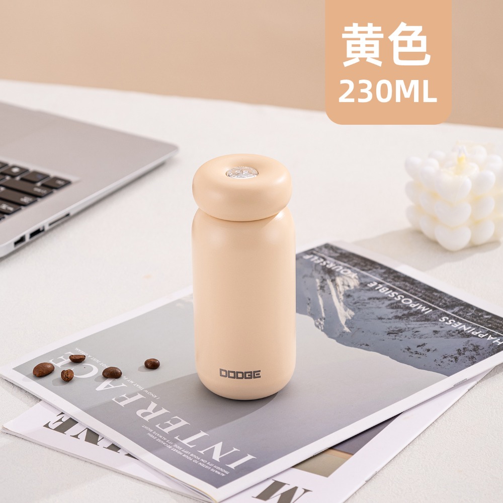 DODGE道奇小糖豆mini保溫杯 316不鏽鋼迷你口袋咖啡杯 230ml不鏽鋼輕巧隨行杯口袋杯 環保防漏車載咖啡杯-規格圖10