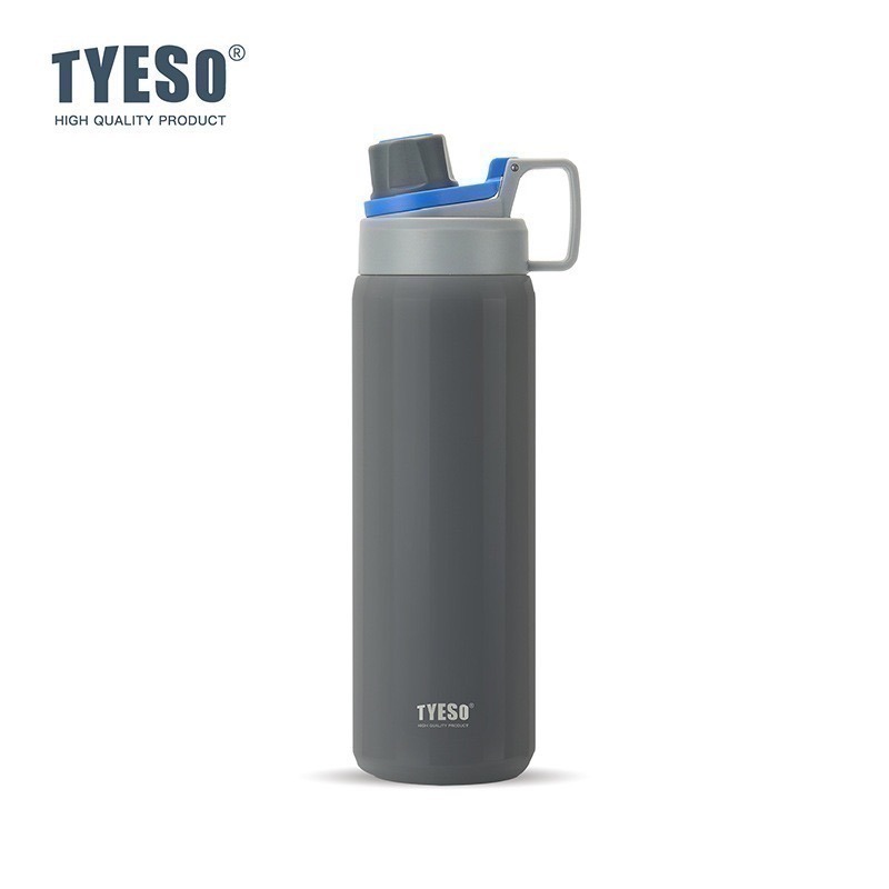 【限時購】免運TYESO保溫杯304不鏽鋼600ml/750ml/900ml大容量運動保溫附矽膠提手-規格圖10