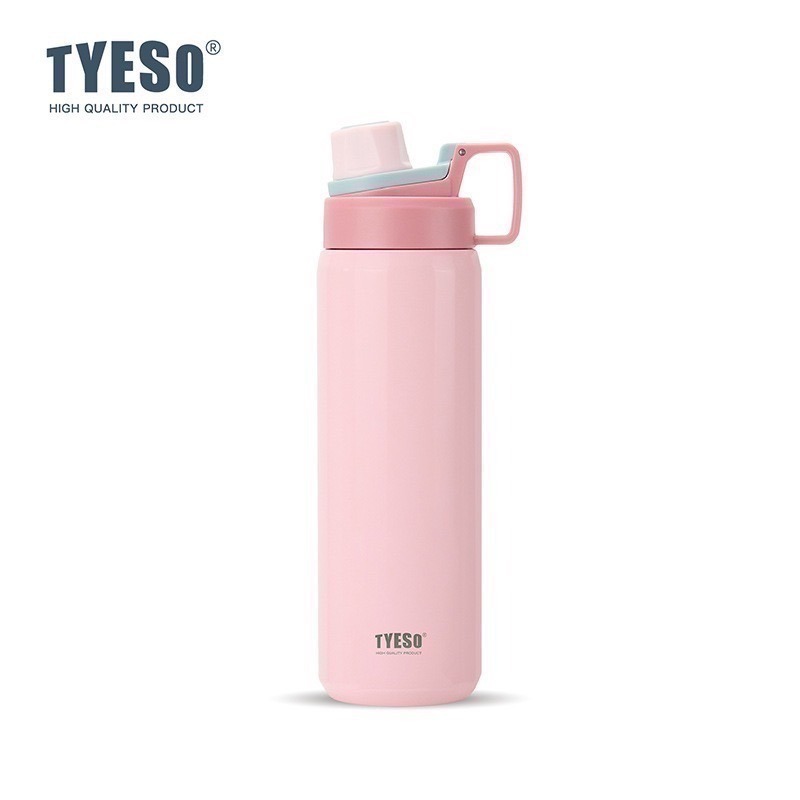 【限時購】免運TYESO保溫杯304不鏽鋼600ml/750ml/900ml大容量運動保溫附矽膠提手-規格圖10
