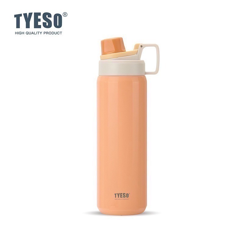 【限時購】免運TYESO保溫杯304不鏽鋼600ml/750ml/900ml大容量運動保溫附矽膠提手-規格圖10