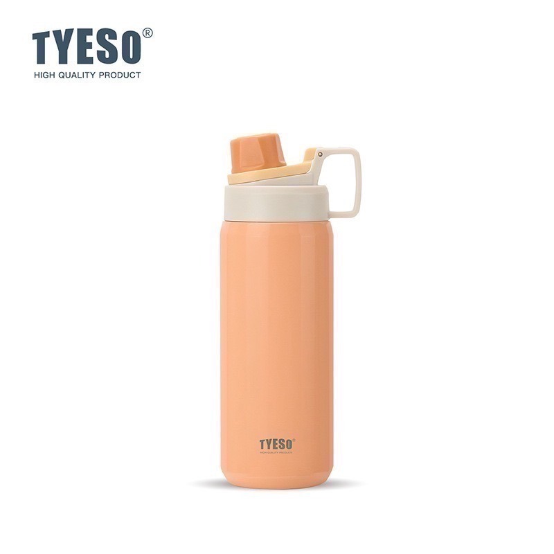 【限時購】免運TYESO保溫杯304不鏽鋼600ml/750ml/900ml大容量運動保溫附矽膠提手-規格圖10
