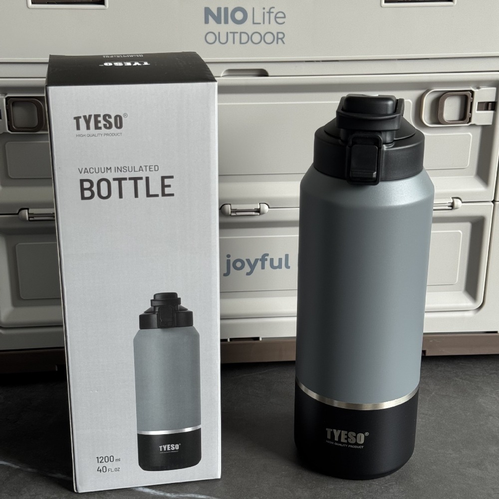 TYESO保溫杯 304不鏽鋼運動水壺 1200ml/1500ml/2000ml大容量保溫杯 環保車載咖啡杯 直身保溫杯-規格圖9