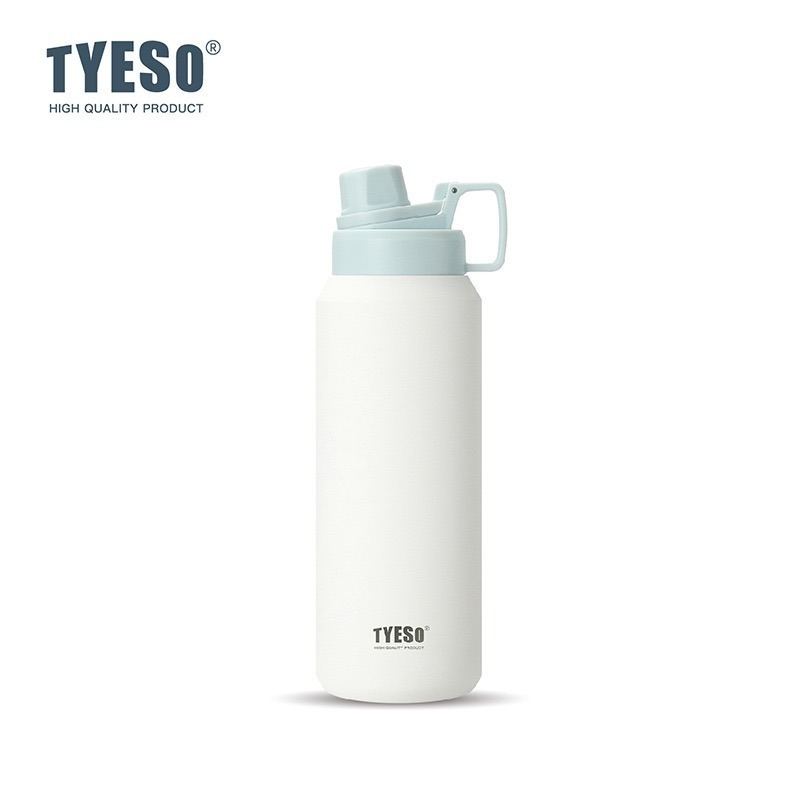 TYESO保溫杯 304不鏽鋼750ml/900ml/1200ml/1500ml大容量磨砂運動保溫杯 防漏附提手運動水壺-規格圖11